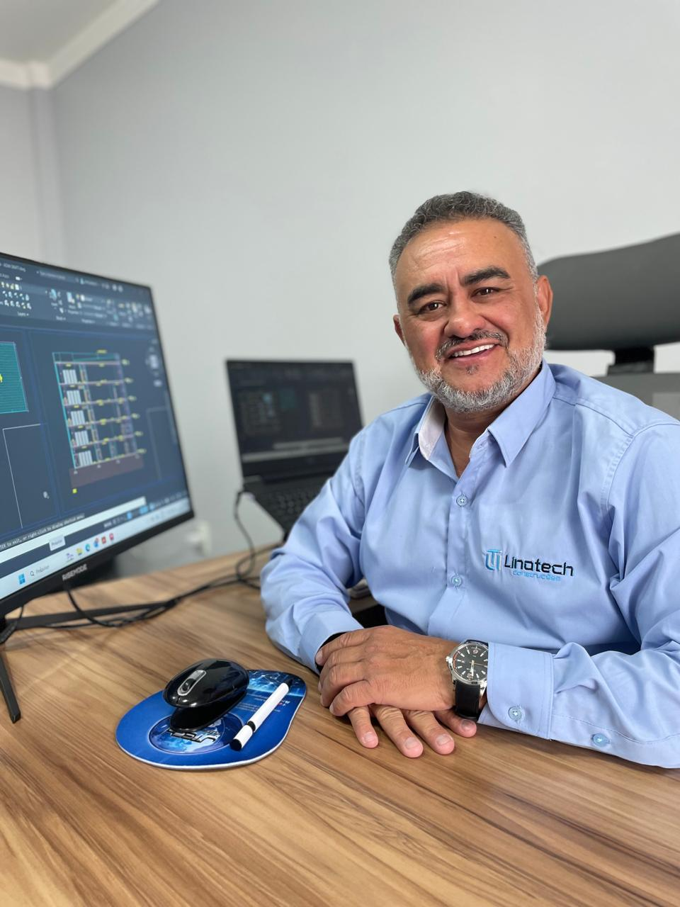 Volmir Lino, fundador da Linotech Construções